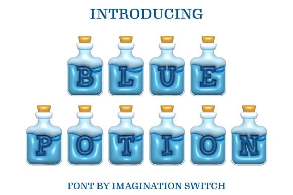 Blue Potion Inflated: A Typeface That Pops Off the Page
