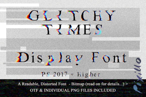Glitchy Times: A Distorted Serif for Bold, Unforgettable Design