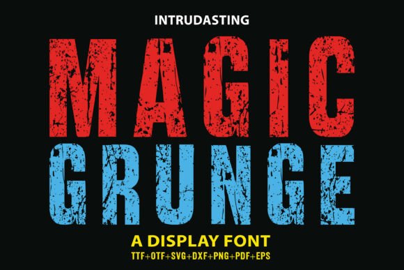 Magic Grunge: The Joyful Typeface for Bold Branding