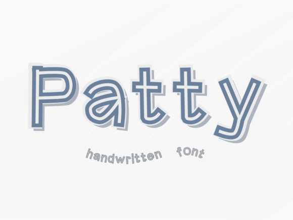 Patty: The Bold Handwritten Font That Brings Personality to Every Project