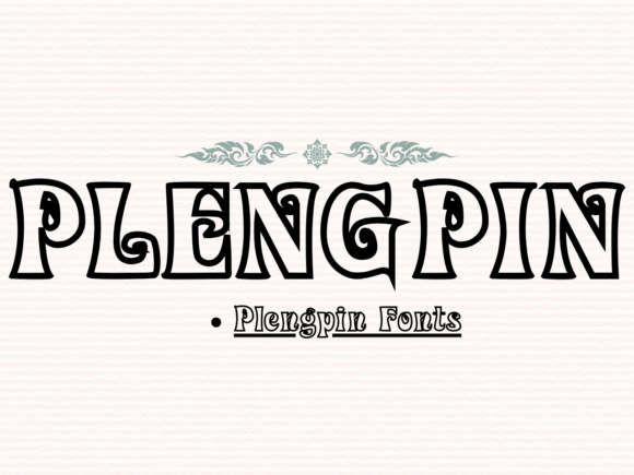 Plengpin: A Font That Brings Whimsy to Your Creative Projects