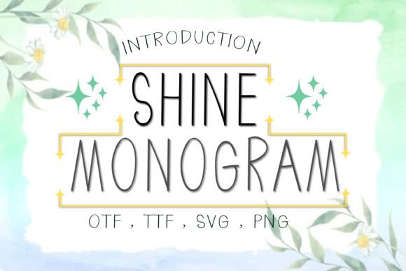 Shine Monogram: A Burst of Whimsy for Your Brand Identity