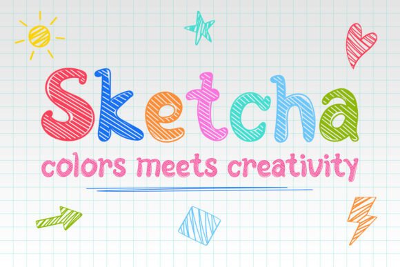 Sketcha: The Font That Brings Spontaneous, Hand-Drawn Energy to Your Work