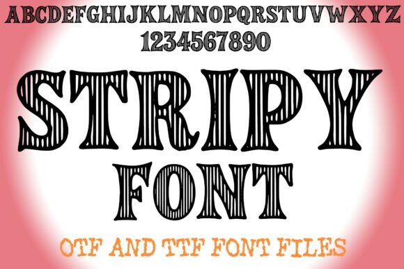 Stripy: The Playful Display Font That Invites You to Color Inside the Lines