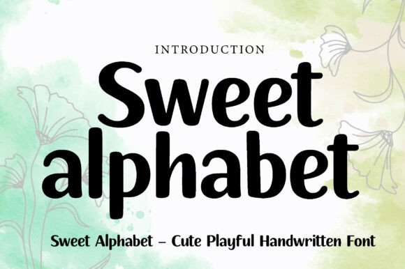 Sweet Alphabet: A Handwritten Font Brimming with Whimsy