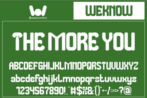The More You: A Font That Balances Fun and Function