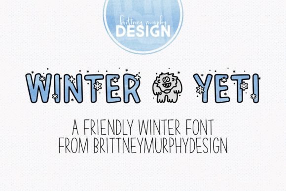 Winter Yeti: The Playful Display Font for Seasonal Magic